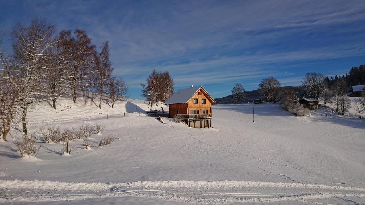 Вилла Ferienhaus Laerchenhuette Obergosel Экстерьер фото