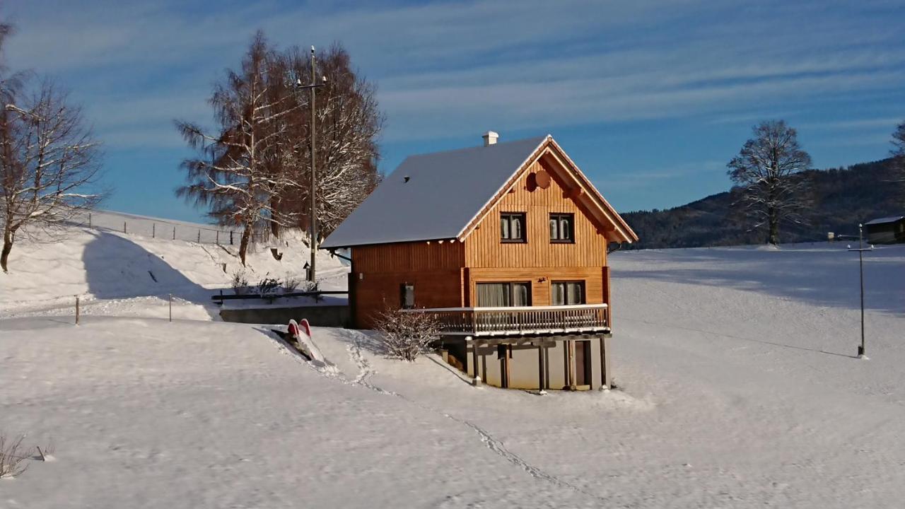 Вилла Ferienhaus Laerchenhuette Obergosel Экстерьер фото