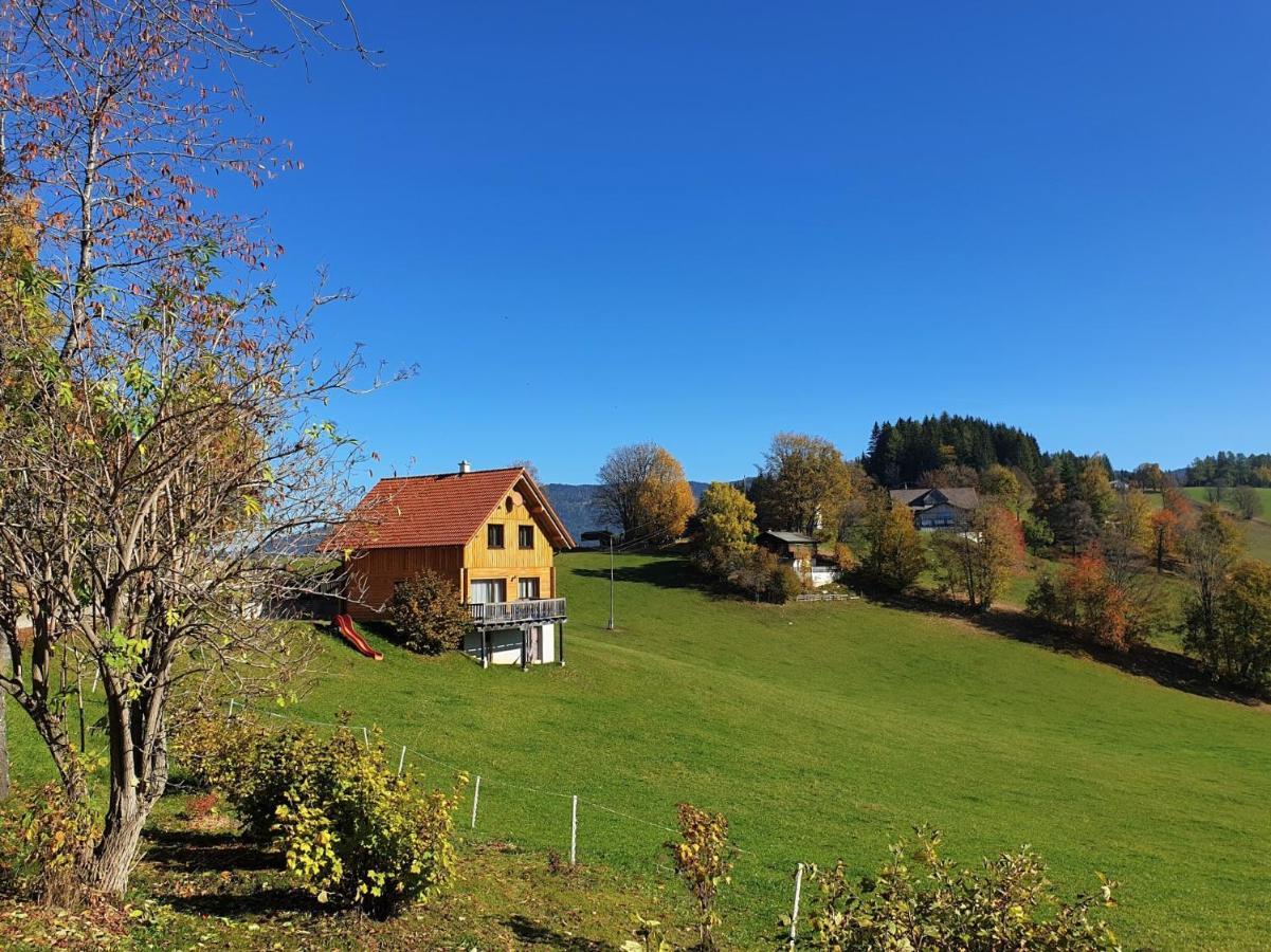 Вилла Ferienhaus Laerchenhuette Obergosel Экстерьер фото