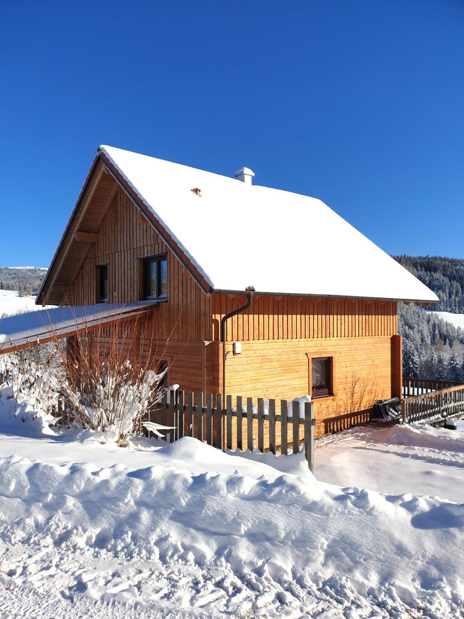 Вилла Ferienhaus Laerchenhuette Obergosel Экстерьер фото